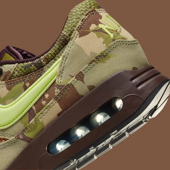 Nike Air Max 1 '86 OG Camo Mens Size 11.5 FN8358-200 Light Lemon Twist New - Picture 7 of 16